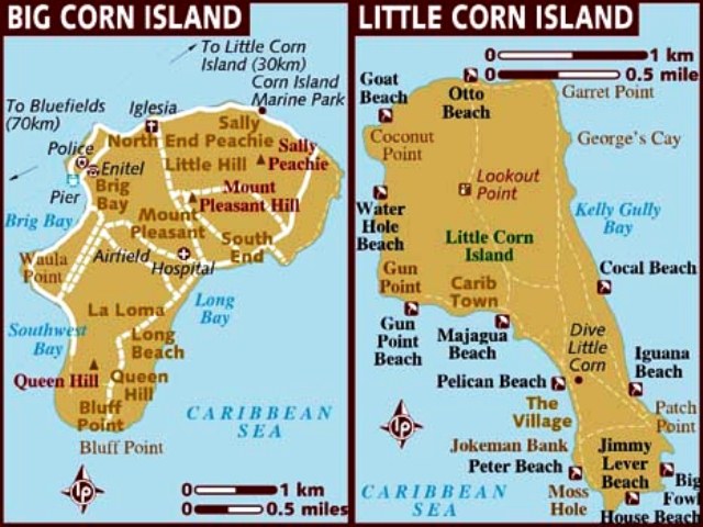 map of corn-islands