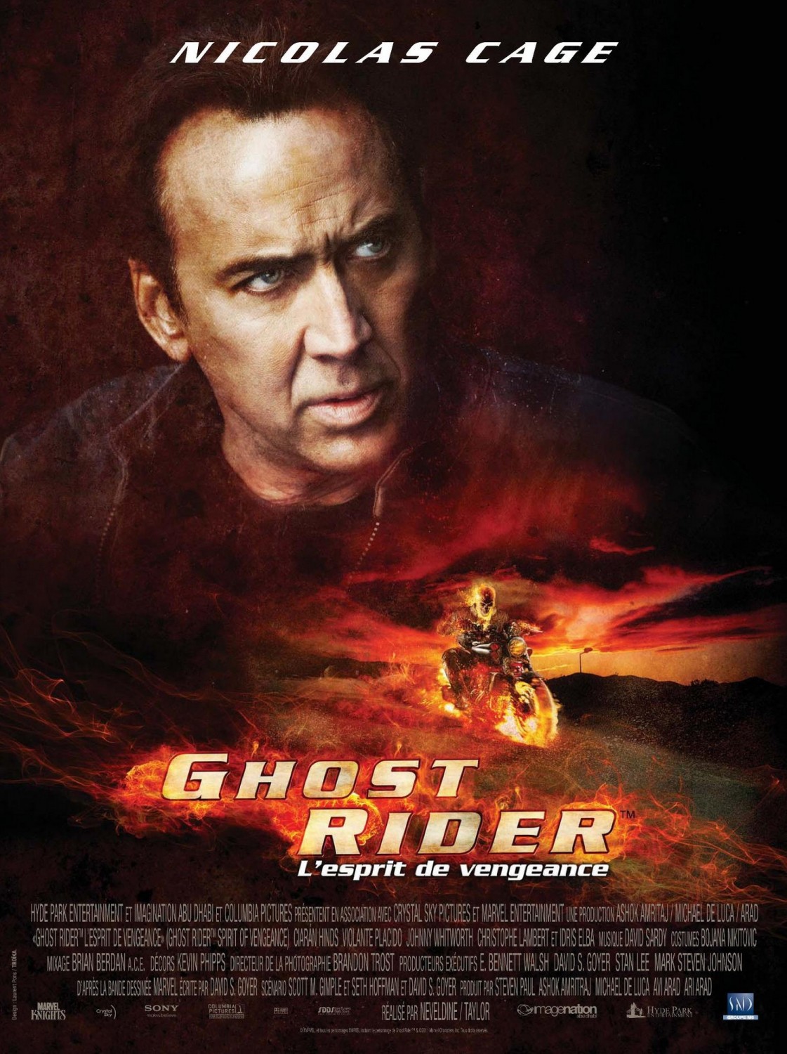 ghost rider spirit of vengeance new poster