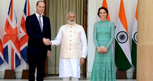 Pangeran William dan Kate Middleton bersama Perdana Menteri India | dailymail.co.uk