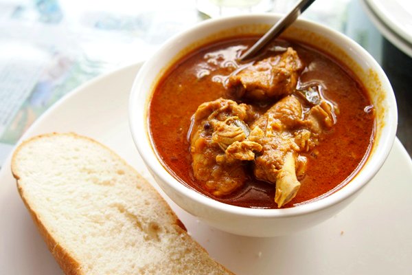 Curry Chicken and bread
