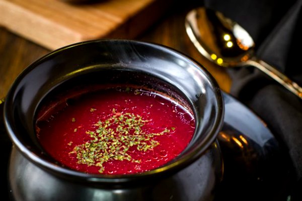 Carrot and beetroot soup