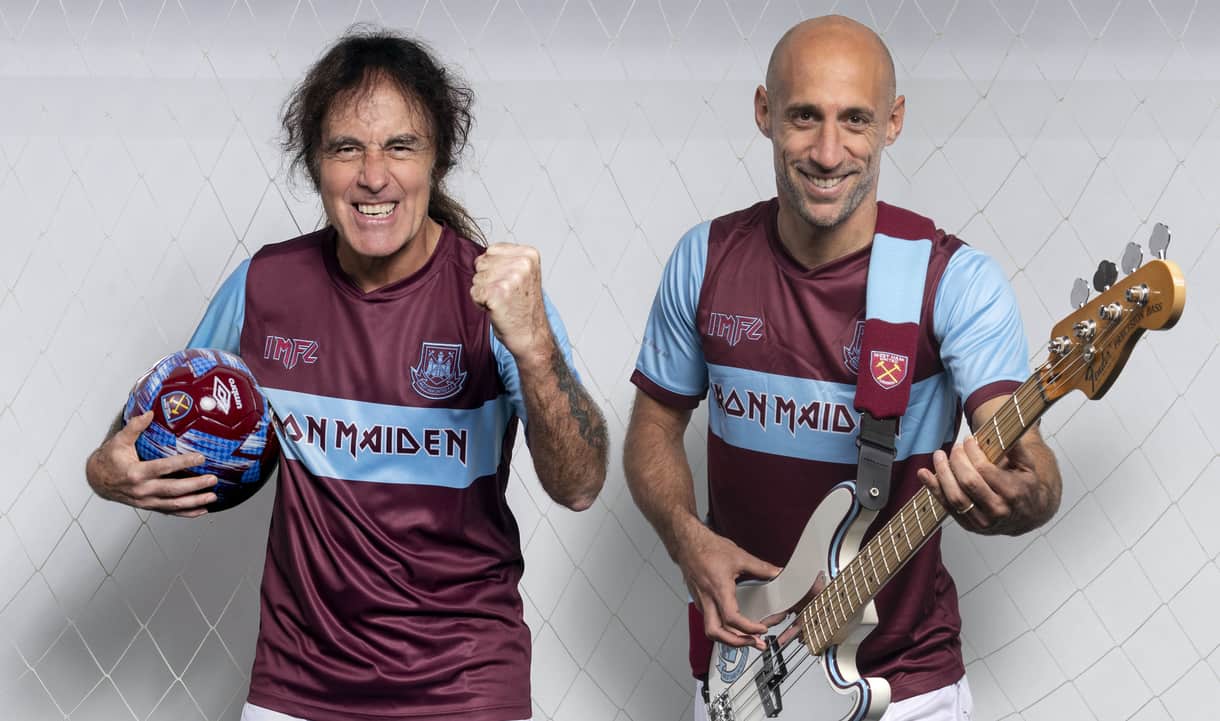 Kolaborasi Iron Maiden x West Ham United