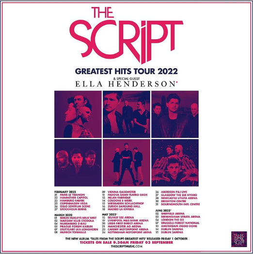 The Script Umumkan Tour di Eropa dan Album Terbaru 