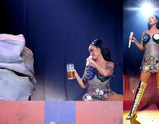 Katy Perry Pakai Bra Dari Kaleng Bir Di Konser Tunggalnya