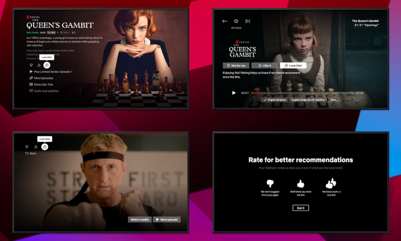 Netflix Hadirkan Fitur “Two Thumbs Up” untuk User Dapatkan Rekomendasi Spesifik