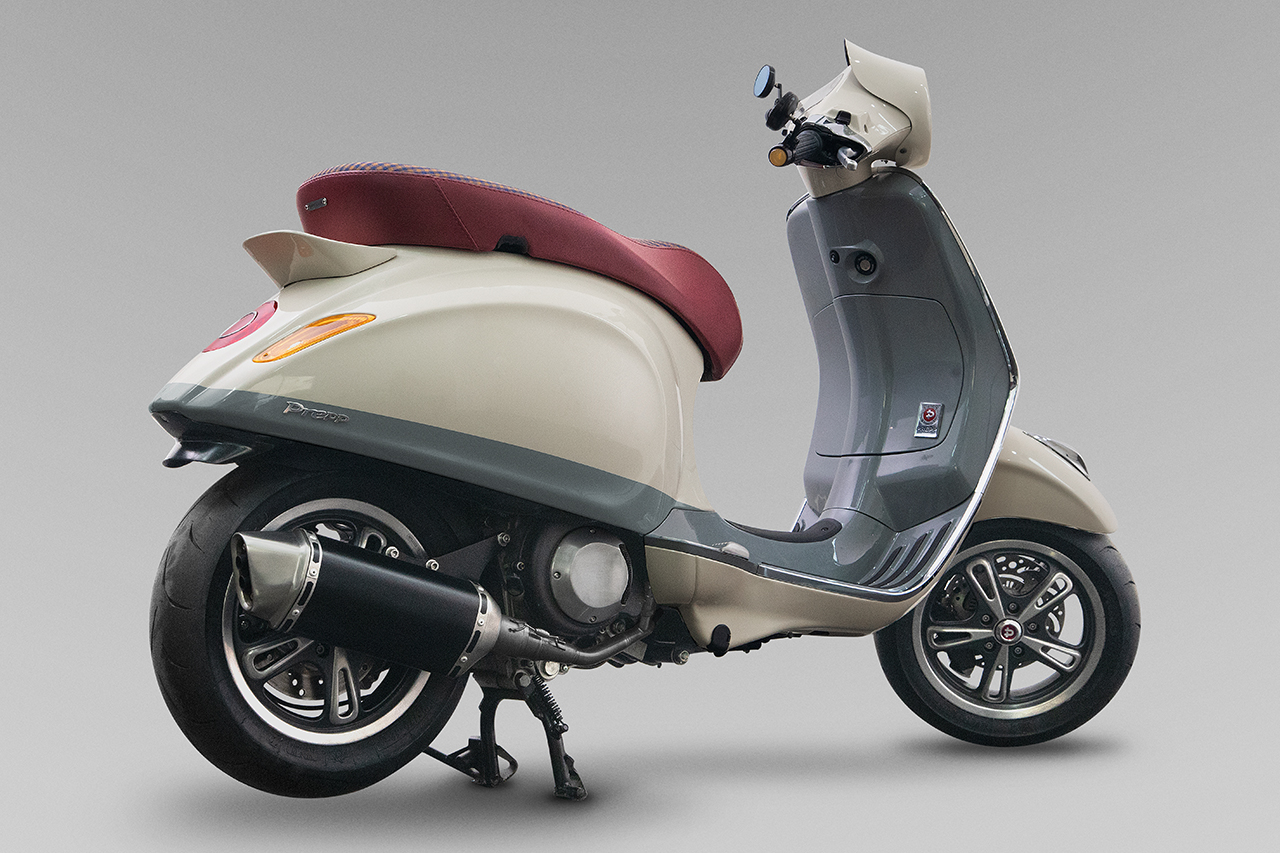 Vespa Custom Edisi Spesial Thrive Motorcycle x Prepp Studio