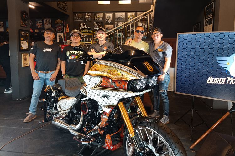Gokil! Harley-Davidson Batik Asal Indonesia Siap Show Off di Italia