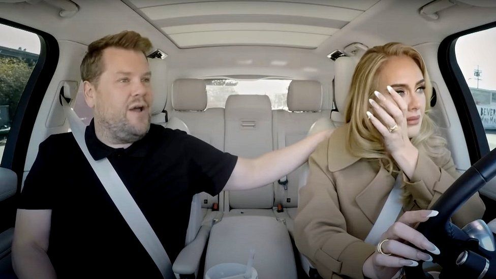 Adele Beri Kejuatan di Episode Terakhir Carpool Karaoke James Corden
