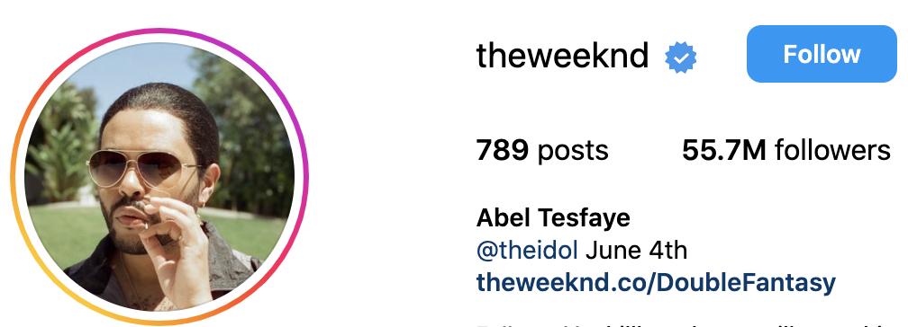 The Weeknd Resmi Ganti Nama Jadi 'Abel Tesfaye'