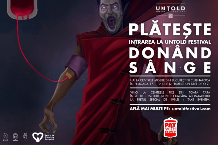 Pay With Blood UNTOLD Festival Berhasil Tampung Ribuan Liter Darah!